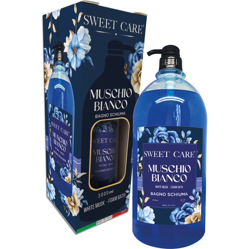 SWEET CARE BAGNO SCHIUMA MUSCHIO BIANCO 3 LITRI