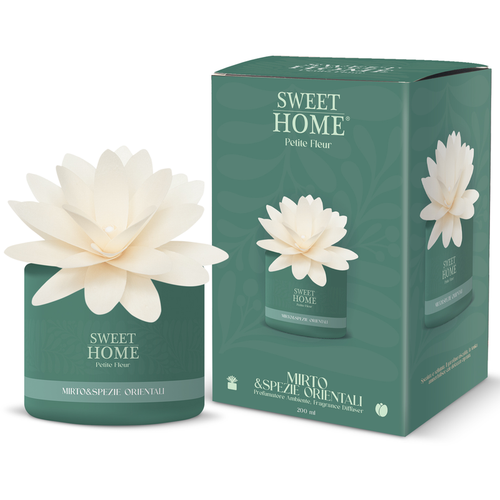 SWEET HOME COLLEZIONE PETITE FLEUR CONFEZIONE PROFUMATORE AMBIENTE CON FIORE MIRTO E SPEZIE ORIENTALI 200 ML