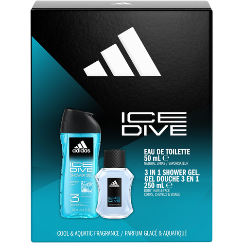 ADIDAS COFANETTO ICE DIVE EDT 50 ML + SHOWER GEL 250 ML