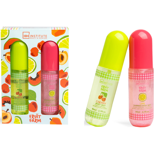 IDC INSTITUTE COFANETTO FRUIT FARM BODY MIST 2 PZ: BODY MIST CHERRY 80 ML - SHIMMER BODY MIST 80 ML 