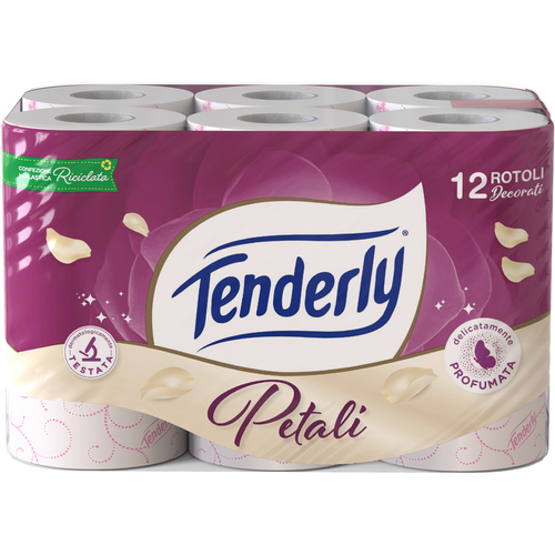 TENDERLY IGIENICA PETALI PROFUMATA 12 ROTOLI 2 VELI