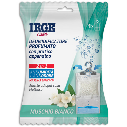 IRGE CASA DEUMIDIFICATORE CON APPENDINO MUSCHIO BIANCO 500 ML IRGE CASA DEUMIDIFICATORE CON APPENDINO MUSCHIO BIANCO 500 ML