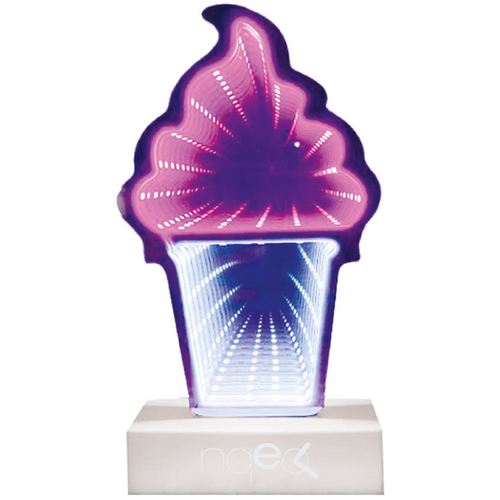 RF LED 3D TUNNEL LAMPADA CONO GELATO USB CAVO 1 METRO o 3 BATTERIE AAA RF LED 3D TUNNEL LAMPADA CONO GELATO USB CAVO 1 METRO o 3 BATTERIE AAA