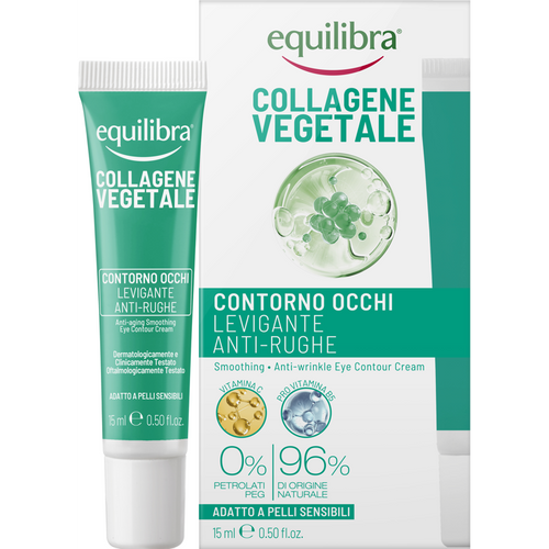 EQUILIBRA COLLAGENE VEGETALE CONTORNO OCCHI LEVIGANTE ANTI RUGHE 15 ML  EQUILIBRA COLLAGENE VEGETALE CONTORNO OCCHI LEVIGANTE ANTI RUGHE 15 ML