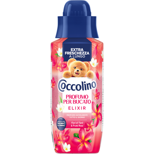 COCCOLINO PROFUMO PER BUCATO ELIXIR FIORI DI TIARE' & FRUTTI ROSSI 342 ML