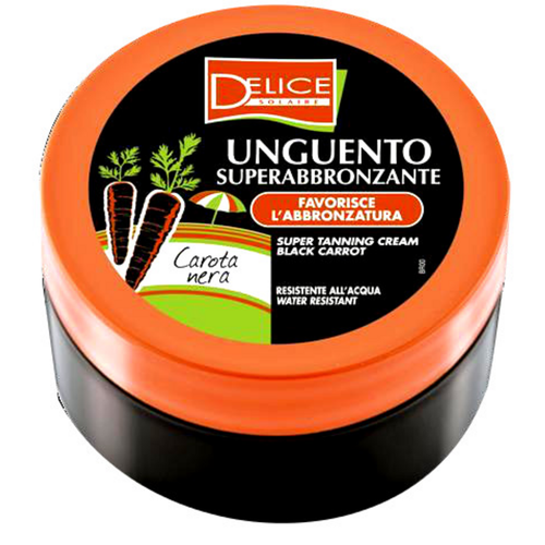 DELICE SOLAIRE UNGUENTO SUPER ABBRONZANTE CAROTA NERA VASO 150 ML