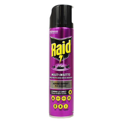 RAID INSETTICIDA MULTI INSETTO SPRAY 400 ML