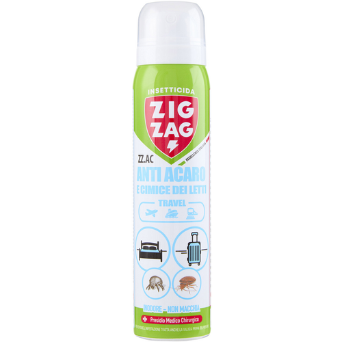 ZIG ZAG INSETTICIDA ANTI ACARO e CIMICI DEI LETTI TRAVEL SPRAY 100 ML