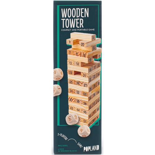 POPLAND WOODEN TOWER GAME 