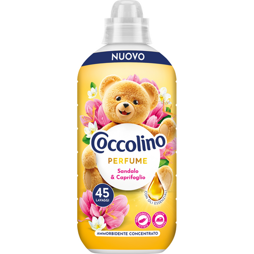 COCCOLINO PERFUME AMMORBIDENTE CONCENTRATO SANDALO & CAPRIFOGLIO 45 LAVAGGI 952 ML 