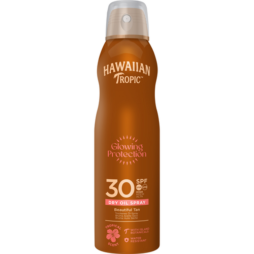 HAWAIIAN TROPIC GLOWING PROTECTION DRY OIL SPRAY SPF30 180 ML