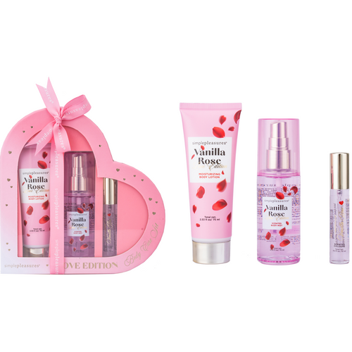 TRI COASTAL LOVE EDITION SET BODY VANILLA ROSE 