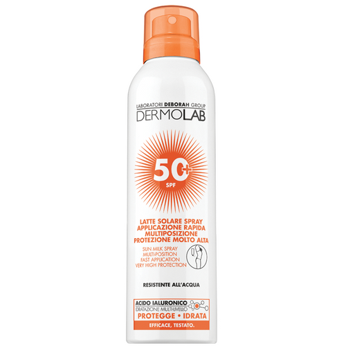 DERMOLAB LATTE SOLARE SPRAY PROTEZIONE ALTA SPF 50+ RESISTENTE ALL'ACQUA 150 ML