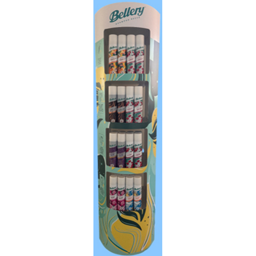BELLERY SHAMPOO SECCO 200 ML ESPOSITORE 60 PEZZI: 24 ORIGINAL FRESH - 24 BLUSH FLORAL - 12 FRESH CITRUS