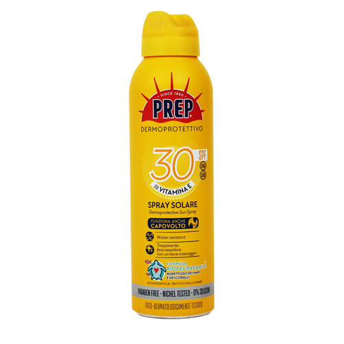 PREP SOLARE DERMOPROTETTIVO SPRAY CON VITAMINA E SPF30 150 ML