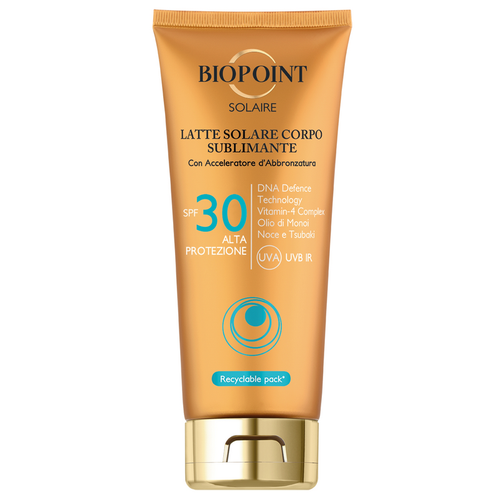 BIOPOINT SOLAIRE LATTE CORPO SUBLIMANTE SPF30 TUBO 200 ML