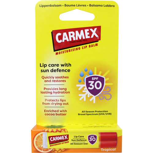 CARMEX LIP BALM SUN DEFENCE SPF30 TROPICAL IN STICK  