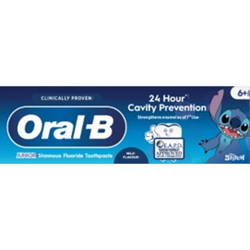 ORAL B DENTIFRICIO JUNIOR STITCH 6+ ANNI 24H DI PROTEZIONE 75 ML