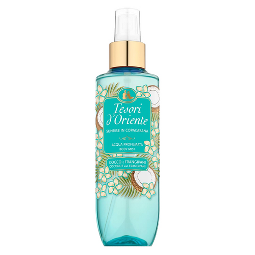 TESORI D'ORIENTE ACQUA PROFUMATA CORPO COCCO e FRANGIPANE 200 ML   