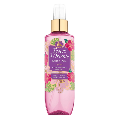 TESORI D'ORIENTE ACQUA PROFUMATA CORPO IBISCO e PEONIA 200 ML 