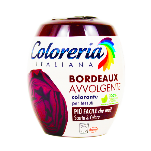 COLORERIA ITALIANA BORDEAUX AVVOLGENTE COLORANTE PER TESSUTI