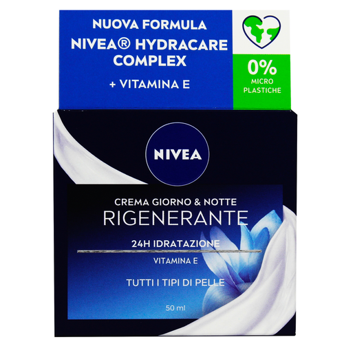 NIVEA VISO CREMA GIORNO & NOTTE RIGENERANTE TUTTI I TIPI DI PELLE 50 ML 