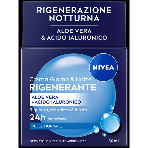 NIVEA VISO CREMA GIORNO & NOTTE RIGENERANTE PELLE NORMALE 50 ML 