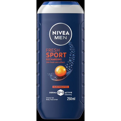 NIVEA FOR MEN DOCCIA FRESH SPORT RIGENERANTE 250 ML  