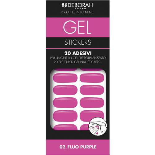 DEBORAH PRO GEL SMALTO SEMIPERMANENTE ADESIVO N.02 FLUO PURPLE
