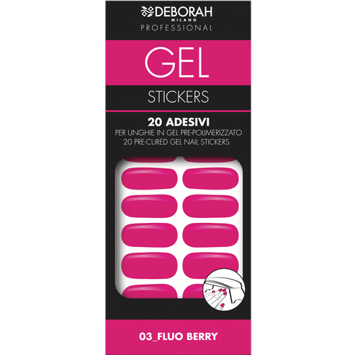 DEBORAH PRO GEL SMALTO SEMIPERMANENTE ADESIVO N.03 FLUO BERRY