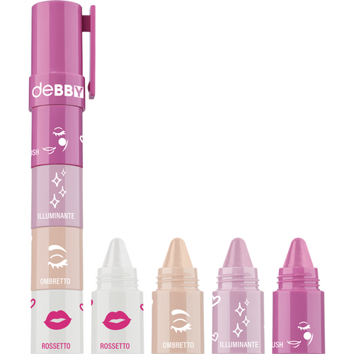 DEBBY MULTIPEN 4in1 ROSSETTO, OMBRETTO, BLUSH E ILLUMINANTE N.02