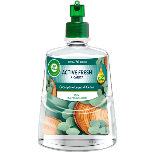 AIRWICK ACTIVE FRESH RICARICA EUCALIPTO E LEGNO DI CEDRO 228 ML