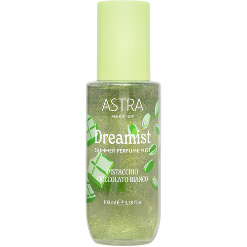 ASTRA DREAMIST SHIMMER PERFUME MIST ACQUA PROFUMATA LUCCICANTE 02 PISTACCHIO & CIOCCOLATO BIANCO