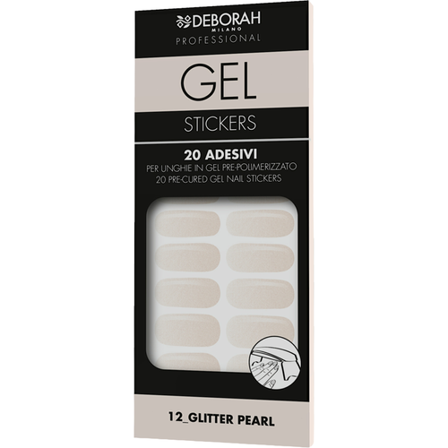 DEBORAH PRO GEL SMALTO SEMIPERMANENTE ADESIVO N.12 GLITTER PEARL