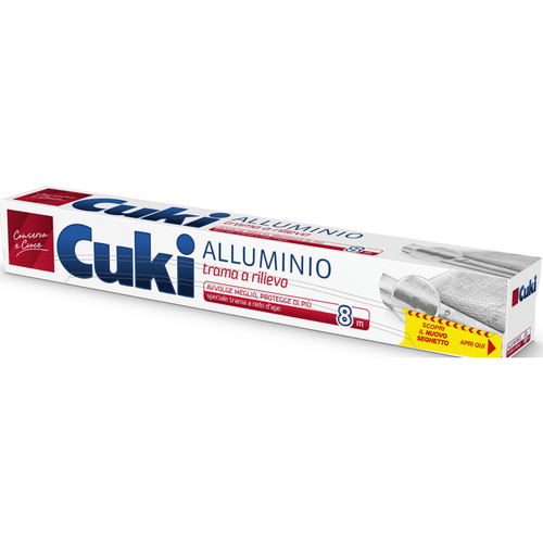 CUKI ALLUMINIO TRAMA A RILIEVO 8 METRI