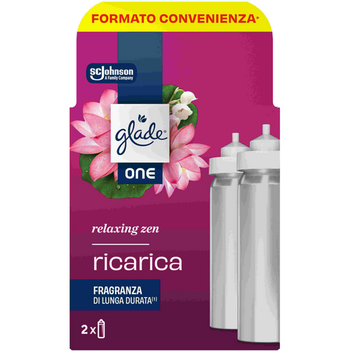 GLADE ONE RICARICA RELAXING ZEN 2 PEZZI 10 ML