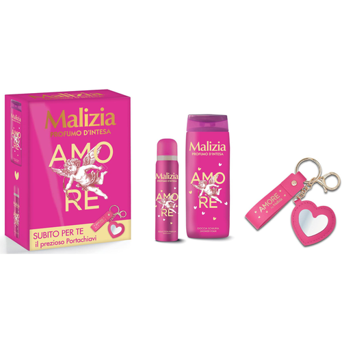 MALIZIA PROFUMO D'INTESA COFANETTO AMORE: SEDUCTION PARFUM 100 ML + DOCCIASCHIUMA 300 ML + PORTACHIAVI 
