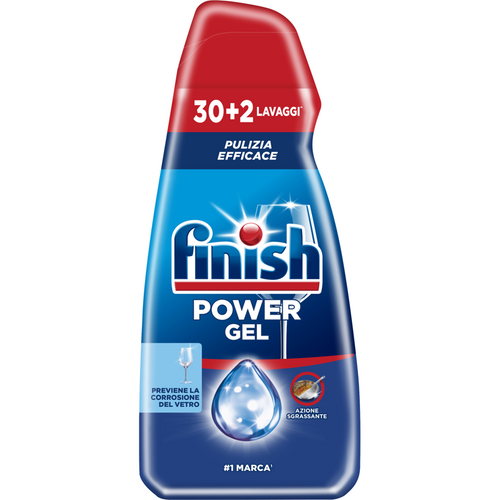 FINISH POWER GEL PULIZIA EFFICACE 30+2 LAVAGGI 600 ML 