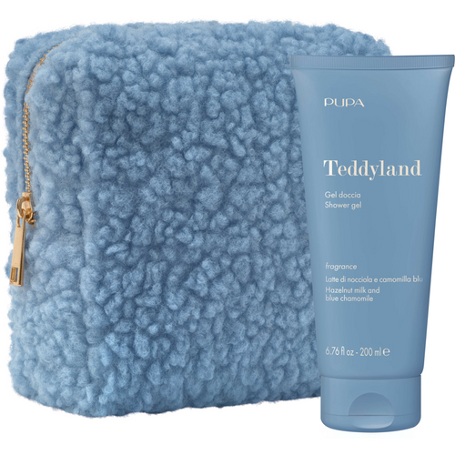 PUPA CONFEZIONE TEDDYLAND GEL DOCCIA LATTE DI NOCCIOLA E CAMOMILLA BLU 200 ML + POCHETTE