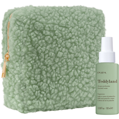 PUPA CONFEZIONE TEDDYLAND ACQUA PROFUMATA LATTE E CREMA AL PISTACCHIO 100 ML + POCHETTE