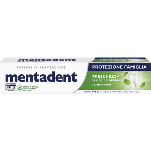 MENTADENT DENTIFRICIO PROTEZIONE FAMIGLIA FRESCHEZZA QUOTIDIANA 75 ML 
