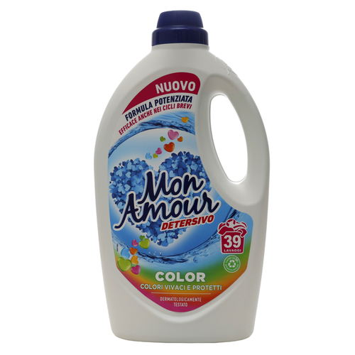 MON AMOUR DETERSIVO LAVATRICE LIQUIDO COLOR 1560 ML 39 LAVAGGI 