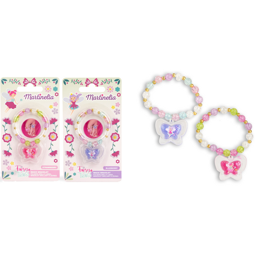 MARTINELIA FAIRY THINGS MAGIC BRACELET LIP BALM ASSORTITO NELLA FRAGRANZA BLUEBERRY, STRAWBERRY