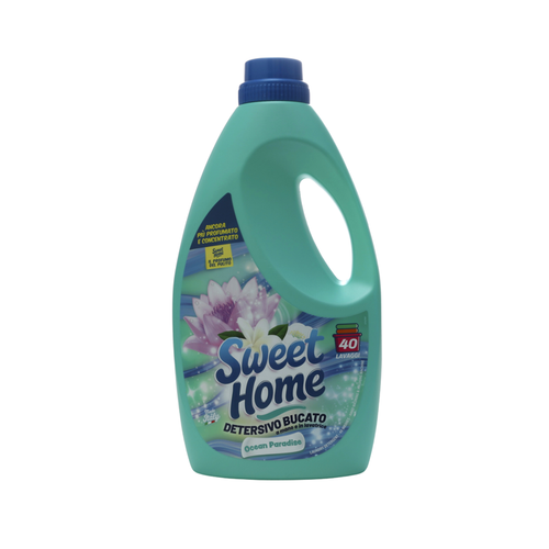 SWEET HOME DETERSIVO BUCATO MANO E LAVATRICE OCEAN PARADISE 40 LAVAGGI 2 LITRI