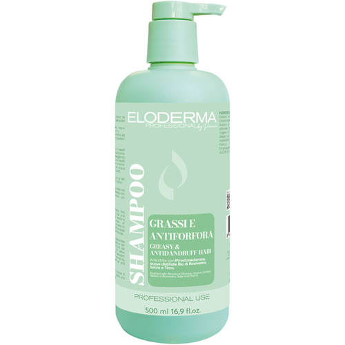 ELODERMA PROFESSIONAL BY PROVIVE SHAMPOO CAPELLI GRASSI E ANTIFORFORA 500 ML 