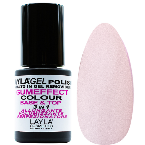 LAYLA SMALTO IN GEL COLOUR REMOVIBLE GUMEFFECT 3in1 BASE & TOP 05 USHUAIA 