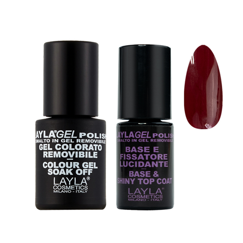 LAYLA SMALTO IN GEL COLOUR REMOVIBLE N178 + BASE & TOP 5 ML