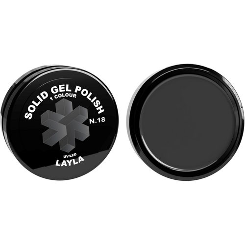 LAYLA SMALTO SOLID GEL N.18 OBSIDIAN