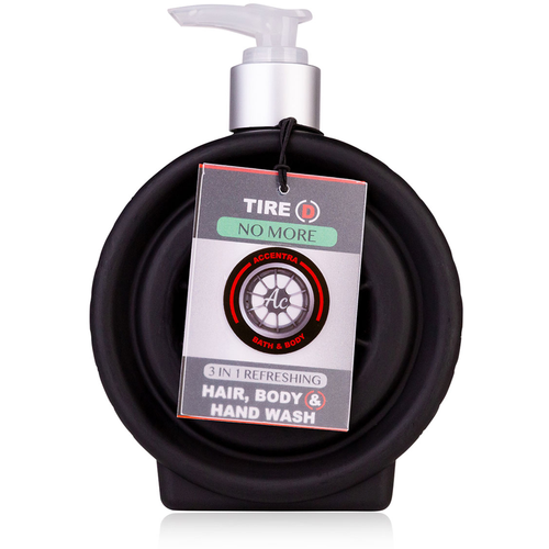 ACCENTRA MEN WHEELS DETERGENTE 3 IN 1 CAPELLI, CORPO E MANI. PROFUMAZIONE SANDALO E MUSCHIO. 320 ML