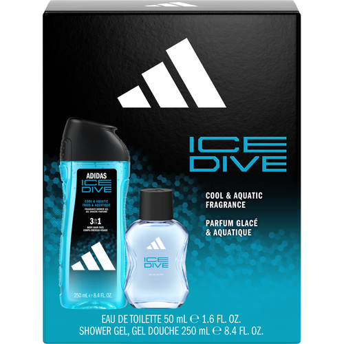 ADIDAS CONFEZIONE ICE DIVE EAU DE TOILETTE 50 ML + SHOWER GEL 250 ML
